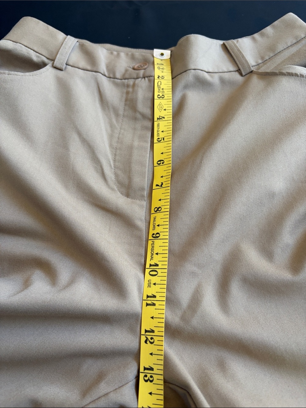 19 Cooper Tan Wide Leg Cargo Pants High Rise Cropped Utility Size M - Picture 6 of 8